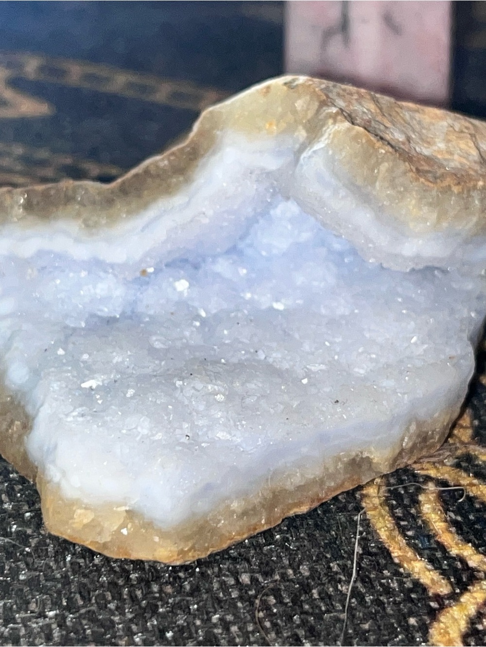 Blue Lace Agate Statement Piece